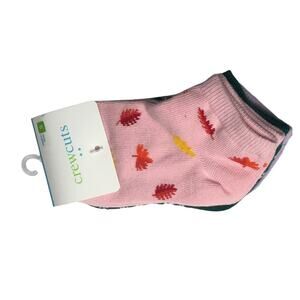 Crewcuts Girl's Fall Theme Multi- Print Socks Three Pairs Sz S NWT